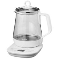Midea 美的 養(yǎng)生壺 1.5L全自動煮茶壺 24h預約燒水壺 12小時智能恒溫 11檔控溫電熱 MK-Y12Q