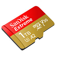 SanDisk 閃迪 Extreme 至尊極速移動系列 MicroSD存儲卡 1TB（U3、V30、A2）