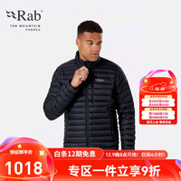 Rab 睿坡 男士700蓬運動羽絨Microlight防潑水防撕輕量羽絨服403g QDB-16