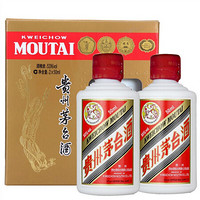 MOUTAI 茅臺 貴州茅臺飛天茅臺50ml 2瓶裝醬香型白酒53度