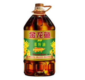 金龍魚(yú) 食用油醇香（純香）菜籽油5L （新老包裝交替發(fā)貨）