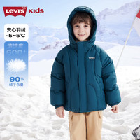 Levi's 李維斯 童裝男女童羽絨服冬季新款兒童保暖外套 深淺水 130/64(7)