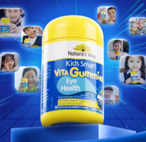 88VIP！Nature's Way  澳萃維 佳思敏 兒童葉黃素護(hù)眼軟糖 50粒*4瓶