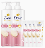 Dove 多芬 絲滑柔順氨基酸洗發(fā)水700g*2+護(hù)發(fā)素100g*4