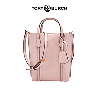 TORY BURCH 女士淺粉色皮質(zhì)迷你手提包斜挎包 142616-652