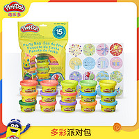 Play-Doh 培樂多 彩泥多彩派對(duì)包15罐安全無毒橡皮泥