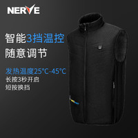 NERVE 涅夫 NERVE涅夫摩托車騎行服電加熱馬甲智能加熱冬季防寒保暖背心男女