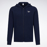 Reebok 銳步 男子COMM基礎(chǔ)純色簡(jiǎn)約百搭舒適運(yùn)動(dòng)休閑連帽外套 GV5513 A/M