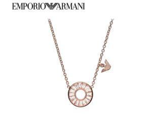 EMPORIO ARMANI 銀質(zhì)摩天輪項(xiàng)鏈      玫瑰金色 EG3457221