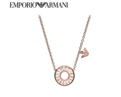 EMPORIO ARMANI 銀質摩天輪項鏈      玫瑰金色 EG3457221