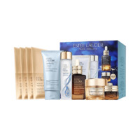 ESTEE LAUDER 雅詩(shī)蘭黛 夜間密集修護(hù)肌活套裝 抗衰老六件套 （潔面150ml+原生液100ml+精華50ml+面霜75ml+眼霜15ml+面膜4片）