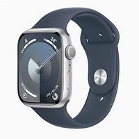 Apple 蘋果 Watch S9 GPS 鋁金屬表殼+運動型表帶  45 毫米 M/L 午夜色