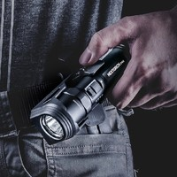 NEXTORCH 納麗德 P80防身強光手電筒戶外騎行勤務戰(zhàn)術手電應急充電手電一鍵爆閃 P80標配
