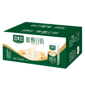 tk 豆本豆唯甄豆奶250ml16盒營(yíng)養(yǎng)植物蛋白早餐奶新老包裝隨機(jī)