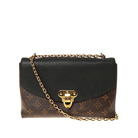 LOUIS VUITTON 路易威登 拼色帆布SAINT PLACIDE女士單肩包 中古9新 882401120086