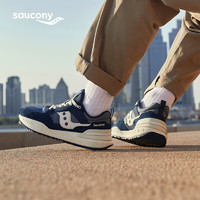 saucony 索康尼 SHADOW 5000X休閑運動鞋男女復(fù)古情侶老爹鞋黑米44