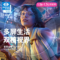 essilor 依視路 愛贊全晰膜致1.60折射率*2片 支持來架加工（贈鈦框）0-800度內