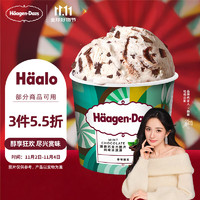 H?agen·Dazs 哈根達(dá)斯 薄荷巧克力脆皮脆片風(fēng)味冰淇淋100ml