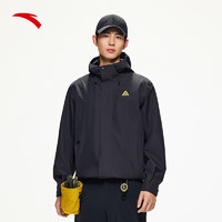 ANTA 安踏 水殼2.0沖鋒衣男單層 三合一防水戶外徒步登山梭織硬殼運動外套