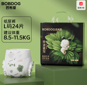 BoBDoG 巴布豆 奇跡奢寵系列 寶寶拉拉褲 L24片