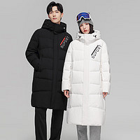 雪中飛 長(zhǎng)款連帽羽絨服保暖百搭大口袋冬季加厚羽絨
