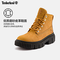 Timberland 秋冬新款休閑高幫鞋厚底增高