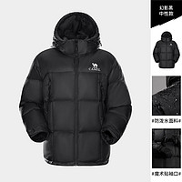 CAMEL 駱駝 羽絨服A34CA6B834，幻影黑  S A0W1R4114