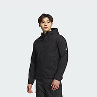 adidas 阿迪達斯 拒水防潑休閑簡約舒適連帽夾克外套男女冬季阿迪達斯輕運動
