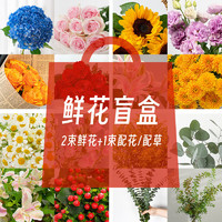 可DIY花束！某東鮮花 玫瑰花鮮花（買10枝+送玫瑰10枝+配草1束+送配草1束）