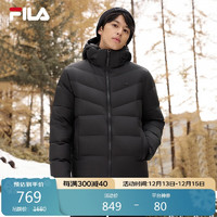 FILA 斐樂 男士羽絨服拼色連帽外套