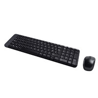 logitech 羅技 MK220 無(wú)線鍵鼠套裝 黑色