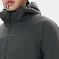 KOLON SPORT 可隆輕量棉服夾克 男子戶外冬季2L中層隔熱保暖外套棉衣- LHPJ4WN015-DG 深綠色