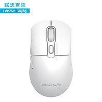 Lenovo 聯(lián)想 雙模靜音鼠標(biāo)MD13白色 2.4G無(wú)線藍(lán)牙鼠標(biāo) MD13白