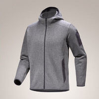 ARC'TERYX 始祖鳥 COVERT HOODY 戶外男子抓絨衫連帽夾克男外套 空間灰 L Void-Heather/Graphite