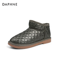 DAPHNE 達芙妮 馬丁靴短靴 錫色—7005