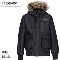 Marmot 土撥鼠 男童款Stonehaven保暖棉服戶外防風(fēng)官方 黑色 XS(4-5)推薦90-105