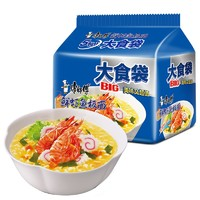 康師傅 大食袋 鮮蝦魚板面 5袋