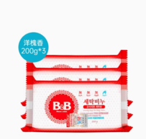 百億補(bǔ)貼！B&B 保寧 韓國(guó)保寧嬰兒洗衣皂200g*3 