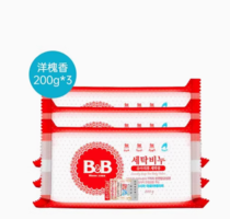 百億補貼！B&B 保寧 韓國保寧嬰兒洗衣皂200g*3 