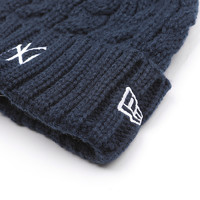 NEW ERA 紐亦華 MLB秋冬NY刺繡毛球可愛時(shí)尚保暖休閑針織毛線帽12727789
