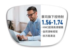 ZEISS 蔡司 1.56非球面鏡片+純鈦鏡架多款可選（可升級(jí)FILA斐樂(lè)/SEIKO精工鏡架）