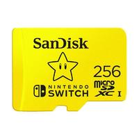 SanDisk 閃迪 SDSQXAO-256G-ZNCZN 超級馬里奧款 microSD-存儲卡 256GB（V30、U3）