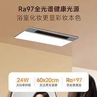 木林森 全面屏風暖浴霸排氣扇一體集成吊頂智能取暖器 基礎(chǔ)款-雙電機速暖