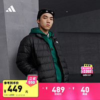 adidas 阿迪達斯 600蓬休閑修身保暖立領鴨絨羽絨服男裝冬季阿迪達斯輕運動