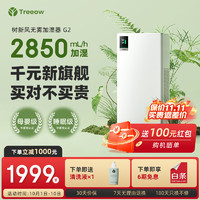 Treeow 樹新風(fēng) 無霧加濕器G2 臥室家用辦公室嬰兒 2850ml/h快速空氣加濕12L大容量