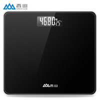 SENSSUN 香山 體重秤 電子秤人體秤稱重計(jì)家用電子稱精準(zhǔn)宿舍男女生減肥秤 酷黑-體重秤