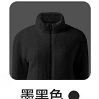 YANXUAN 網(wǎng)易嚴(yán)選 抗靜電防風(fēng)保暖立領(lǐng)珊瑚絨外套 男式外套-墨黑色 L