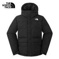 THE NORTH FACE 北面 羽絨服男戶外700蓬鵝絨高蓬保暖外套81SF 黑色/JK3 L