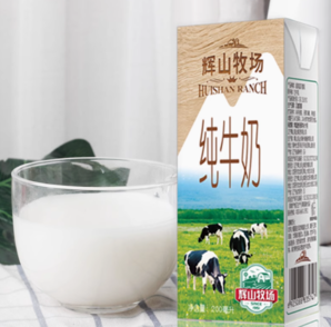 Huishan 輝山 牧場 全脂純牛奶 200ml*24盒