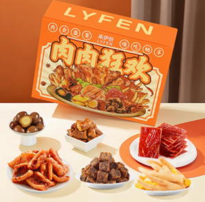 LYFEN 來伊份 肉類零食大禮包禮盒1243g